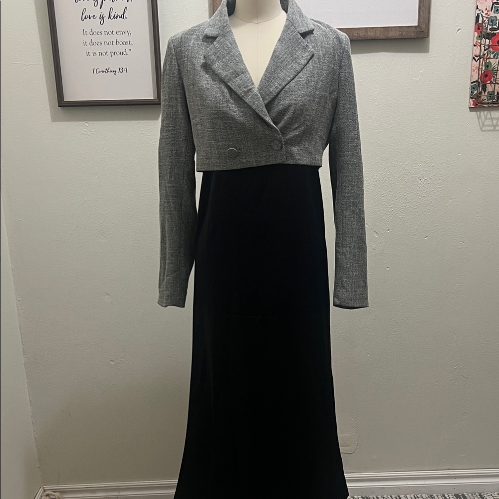 House of Harlow 1960 Gray Blazer